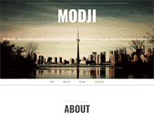Tablet Screenshot of modji.ca